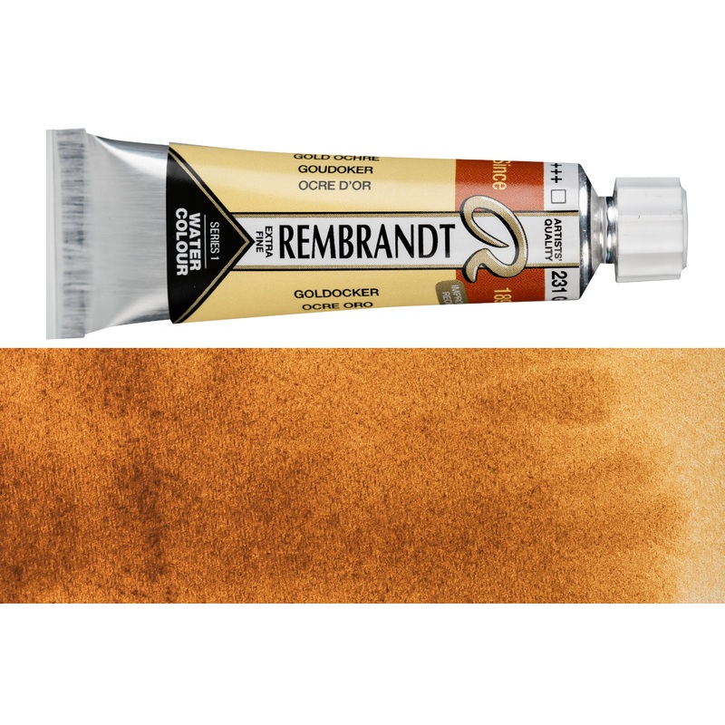 Rembrandt Watercolor, 10 mL, #231 Gold Ochre