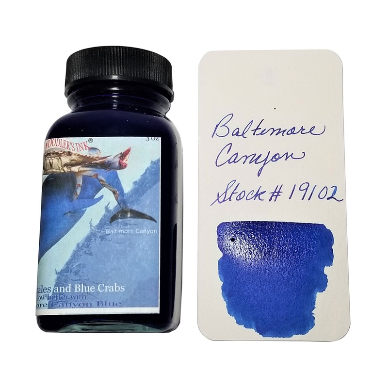 Noodler’s 19102 Baltimore Canyon Ink Bottle, Blue – 88ml