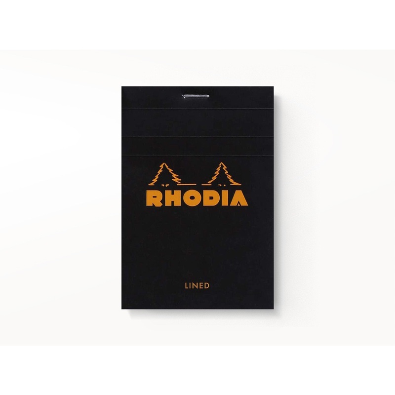 Rhodia Classic Notepad No 12 (3.38 x 4.75) Black Graph