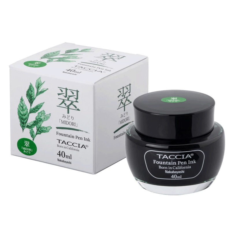 TACCIA, Ink Bottle – SUNAO-IRO MIDORI (40mL).