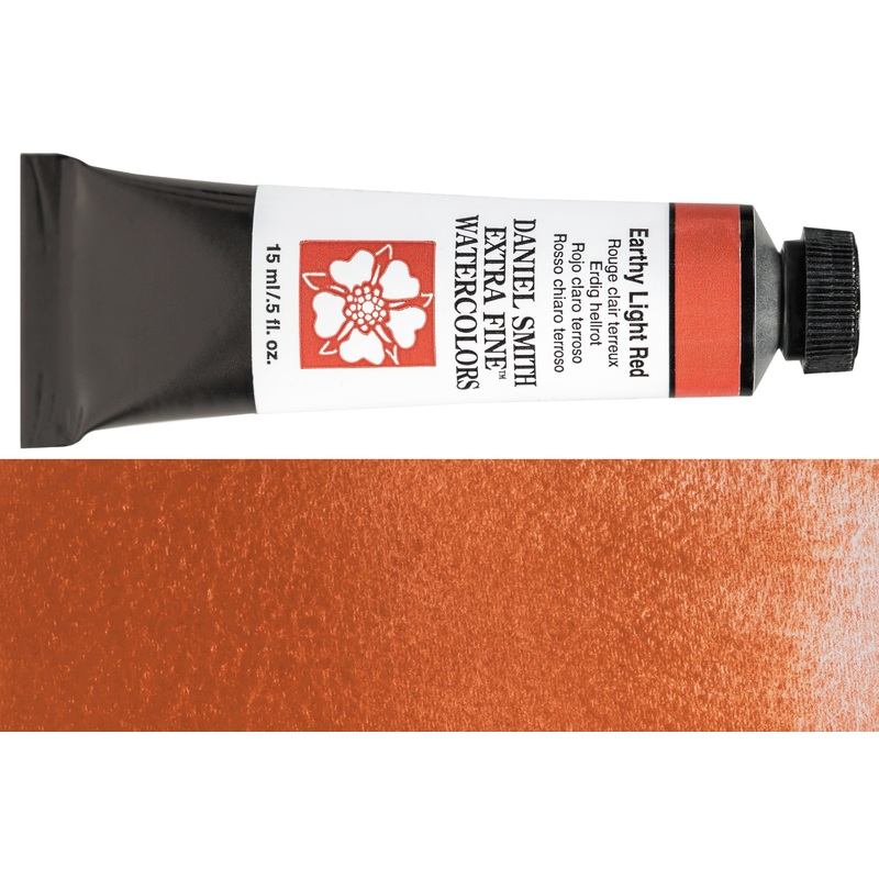 Daniel Smith Extra Fine Watercolor, 15 mL, Earthy Light Red