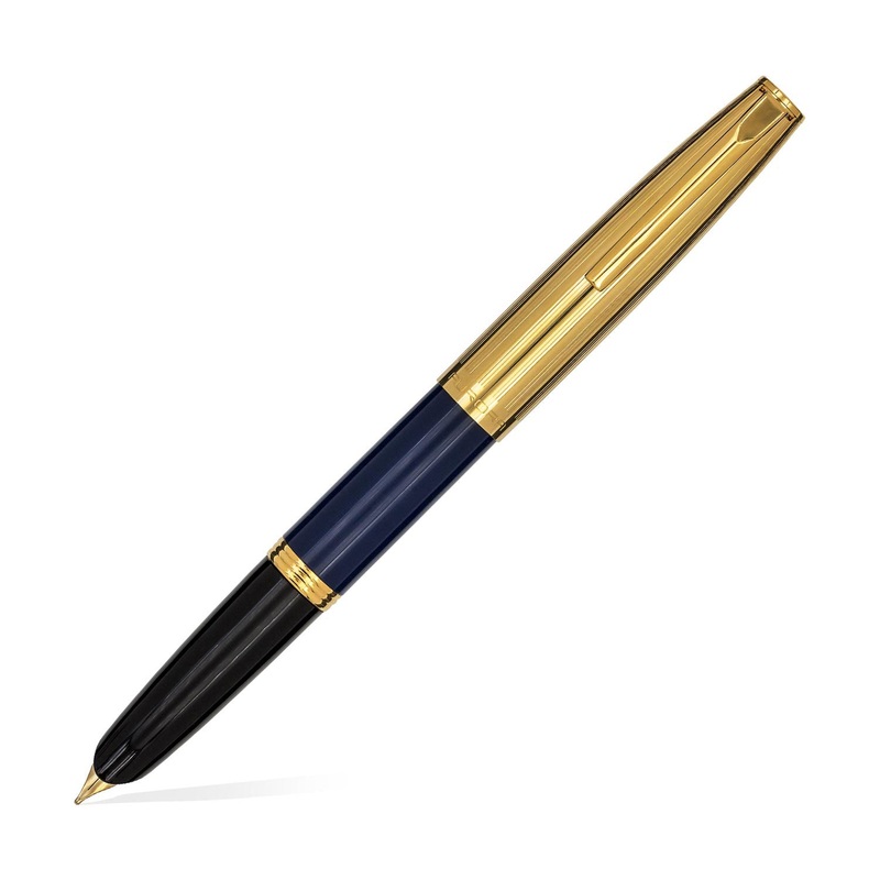 Aurora Duocart Fountain Pen – Gold Blue Medium
