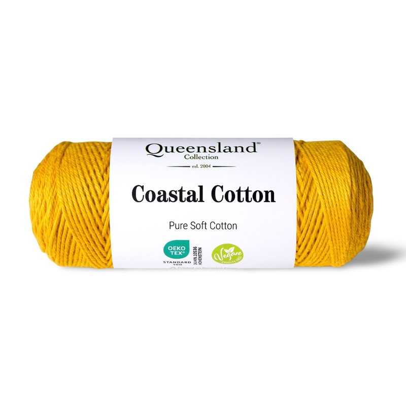 Coastal 100% Cotton Yarn, #1006 Goldenrod
