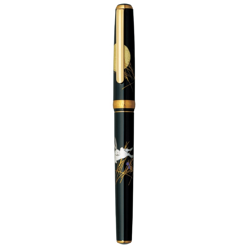 PLATINUM, Fountain Pen – VICOH KANAZAWA Gold Leaf MOON & RABBIT (18K). Fine