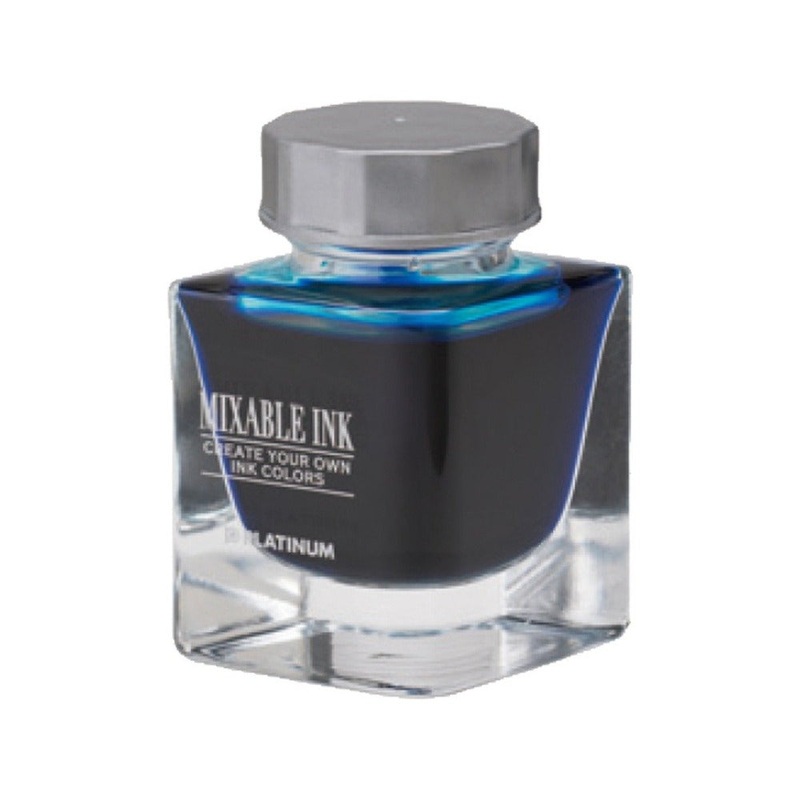 PLATINUM, Mixable Ink Bottle Mini – AQUA BLUE 20ml.