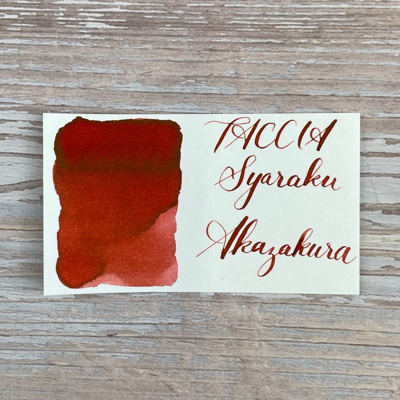 Taccia Ukiyo-e 40ml Bottled Ink – Sharaku-Akazakura 40ml