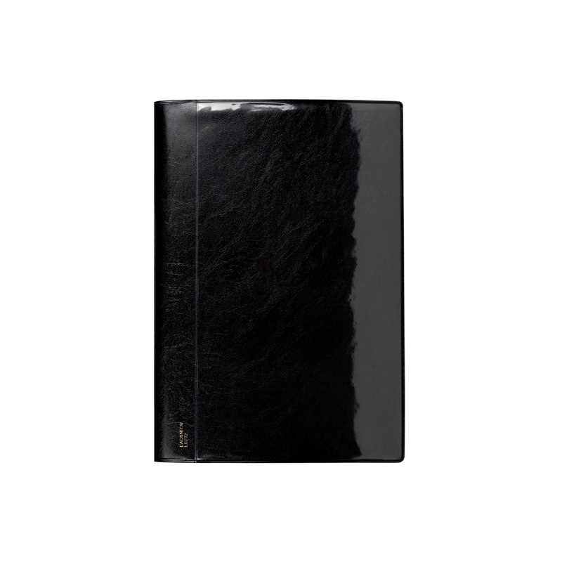 Laconic Style Notebook Cover, Black