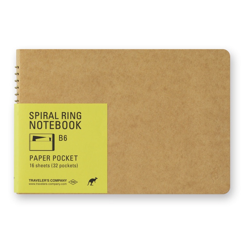 Travelers B6 Notebook – Paper Pocket