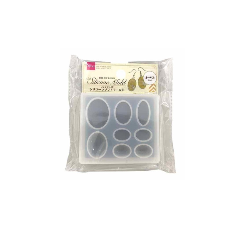 Soft Silicone Mold for UV Resin Oval