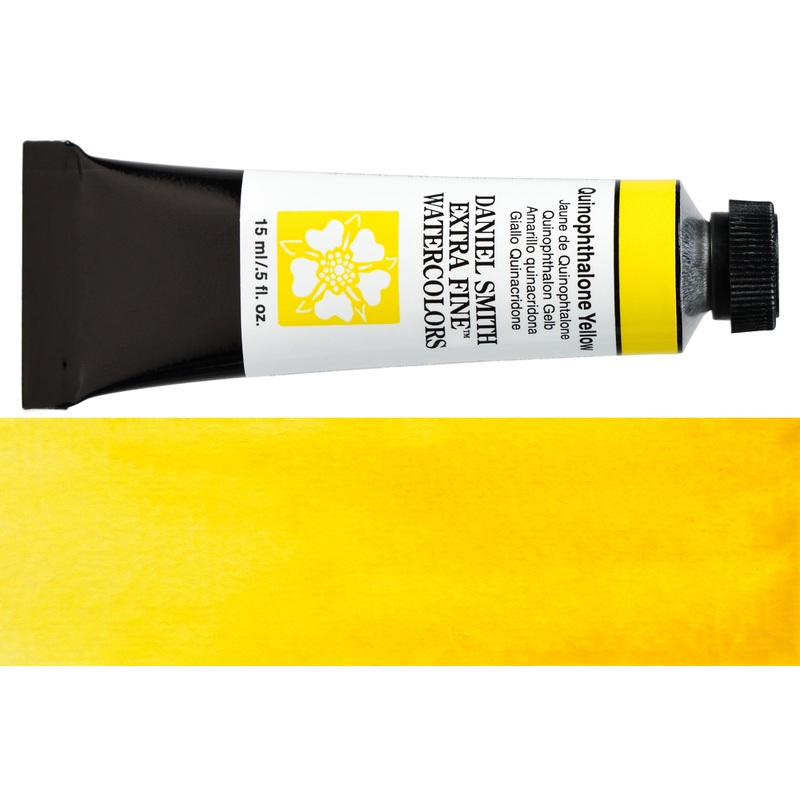 Daniel Smith Extra Fine Watercolor, 15 mL, Quinophthalone Yellow