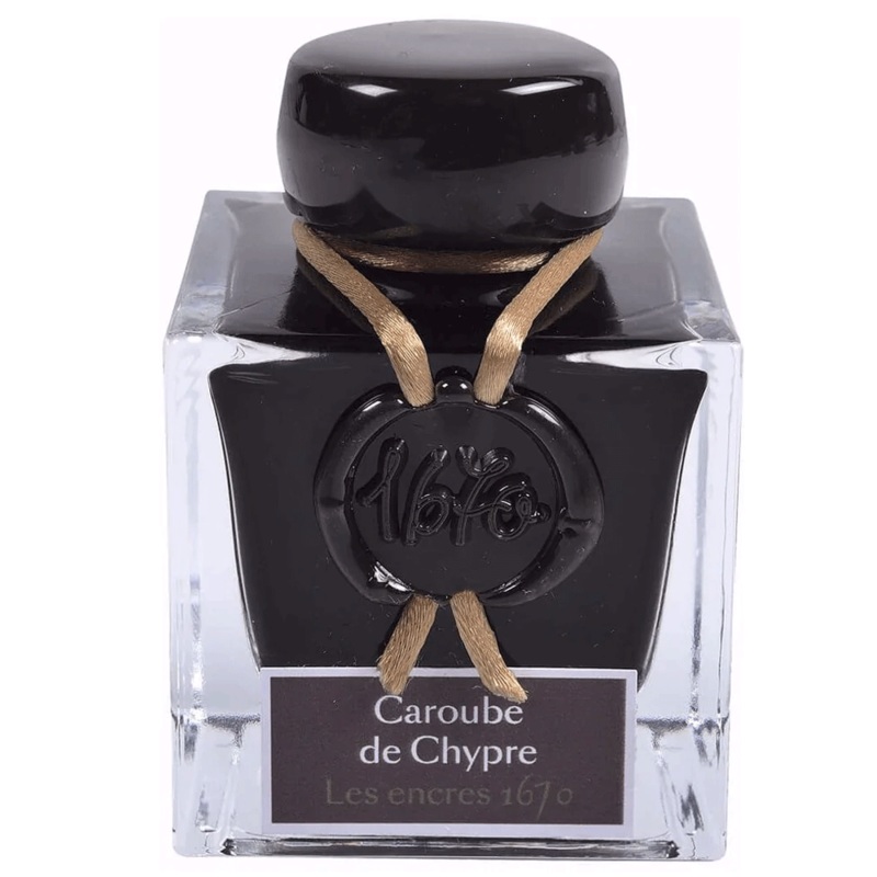 JACQUES HERBIN, Ink Bottle – Les encres 1670 CAROUBE DE CHYPRE (50mL).