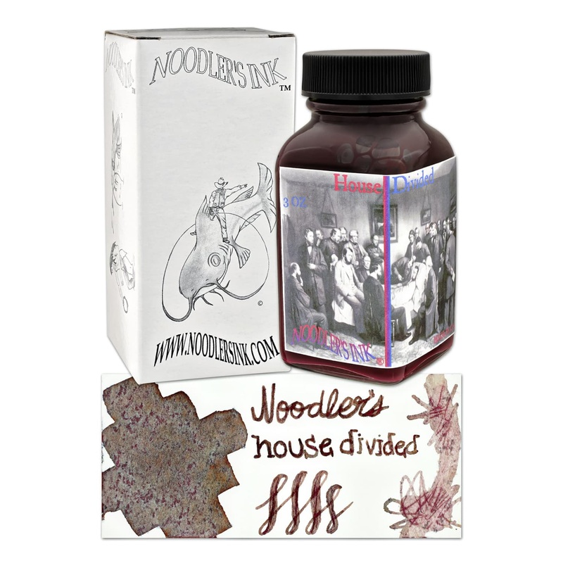 Noodler’s House Divided Fountain Pen Ink – 3oz Bottle