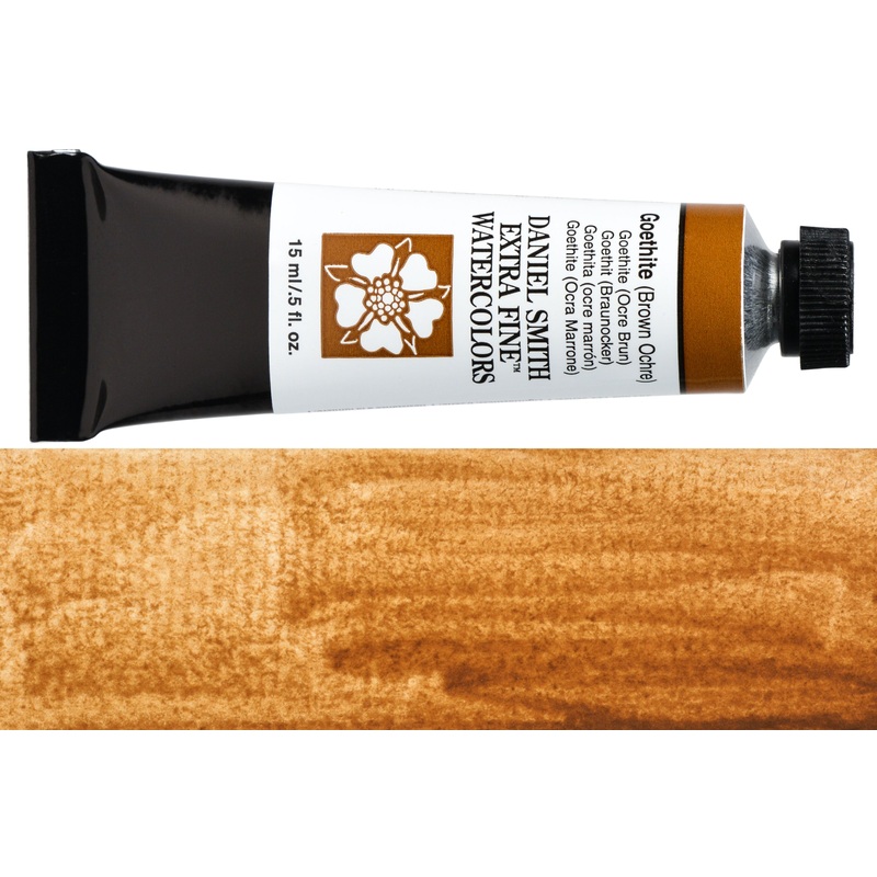 Daniel Smith Extra Fine Watercolor, 15 mL, Goethite (Brown Ochre)