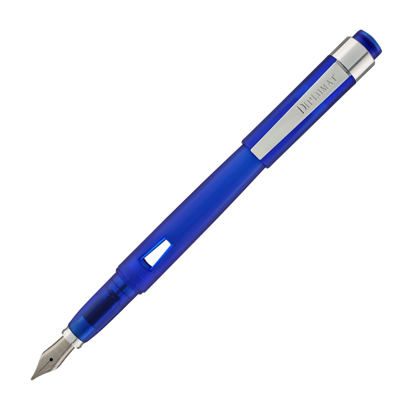 Diplomat Magnum Demo Fountain Pen in Blue Medium