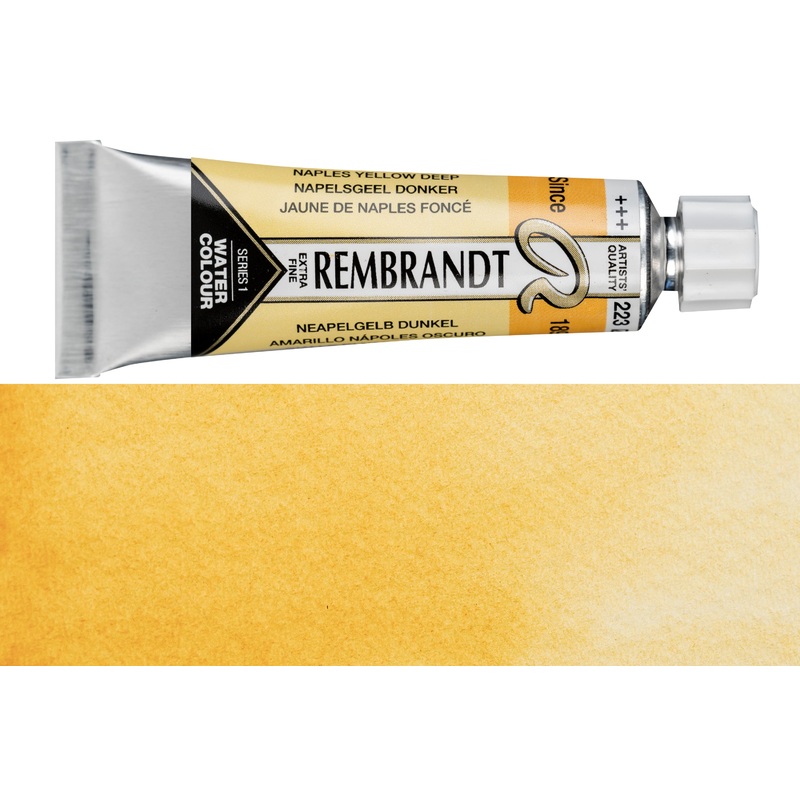 Rembrandt Watercolor, 10 mL, #223 Naples Yellow Deep