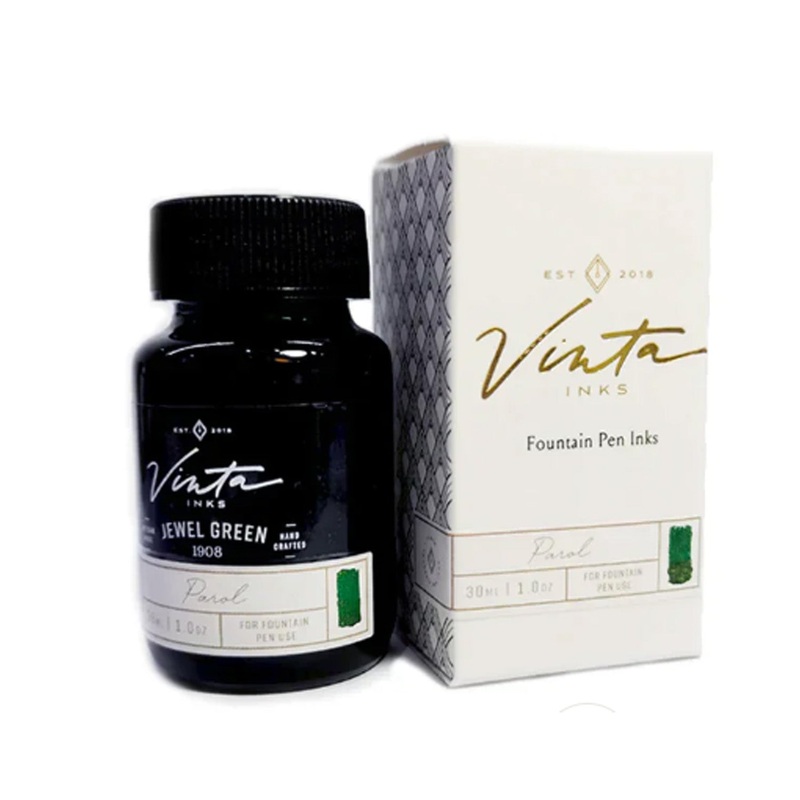 Vinta Holiday Collection Jewel Green Ink Bottle, Green – 30ml