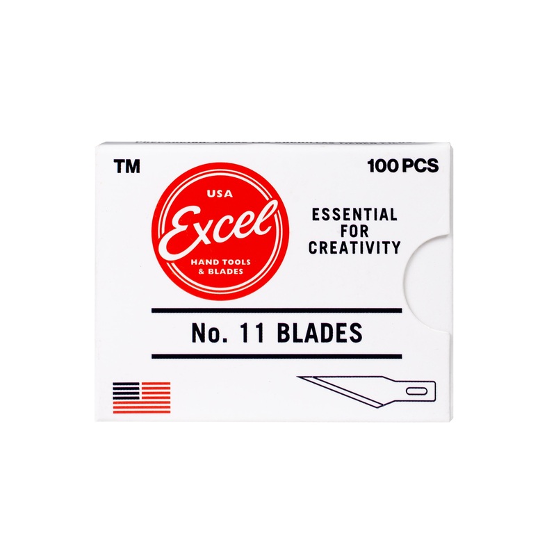 Excel #11 Hobby Blades, Pack of 100