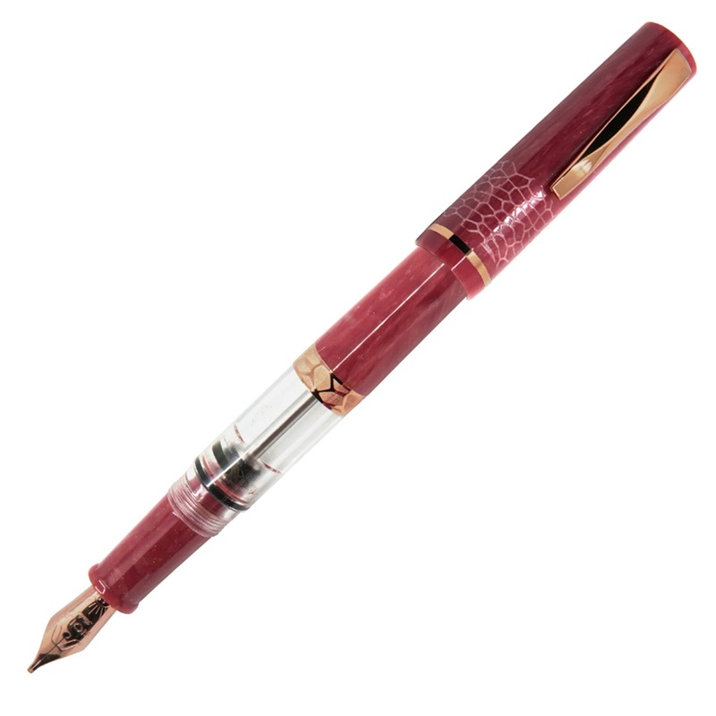 Gioia Luminosa Fountain Pen – Coral RGT Fine