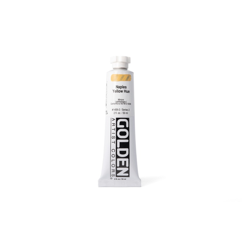 Golden Heavy Body Acrylics, Naples Yellow Hue 2 oz. tube