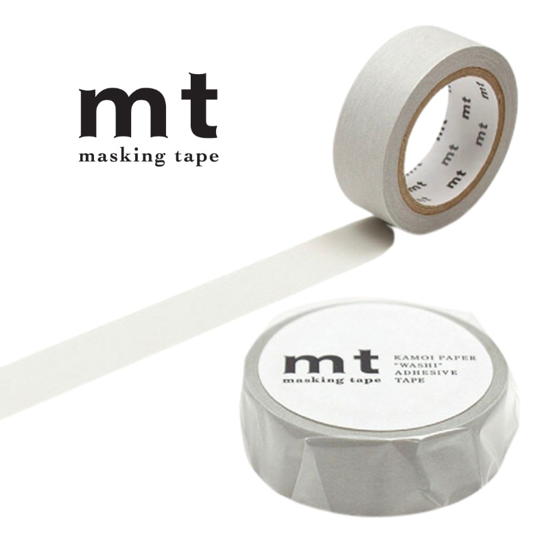 MT Basic Washi Tape – Pastel Pearlgray 7m