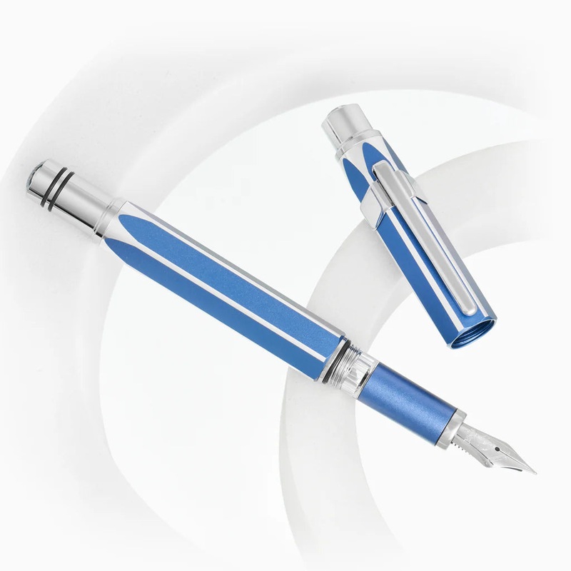 TWSBI Precision Gemini Blue Fountain Pen – Limited Edition Extra Fine