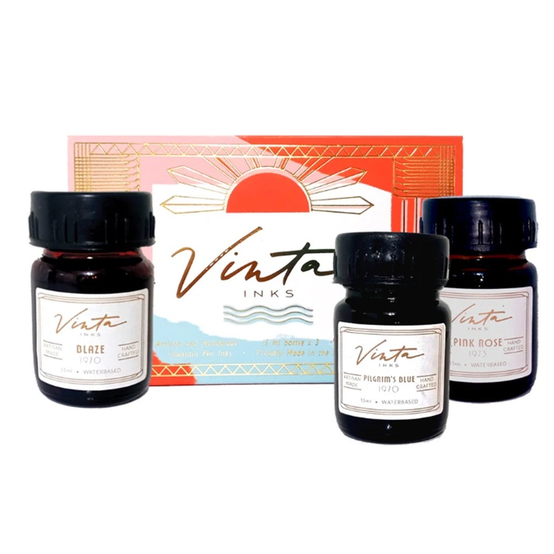 Vinta Capsule Collection Ink Bottle Set of 3 – Vintage