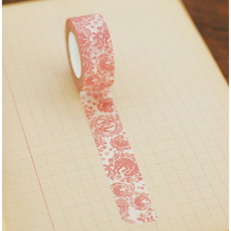 Classiky x Mihani Bookstore Washi Tape – Surrounding with Flower(pink)