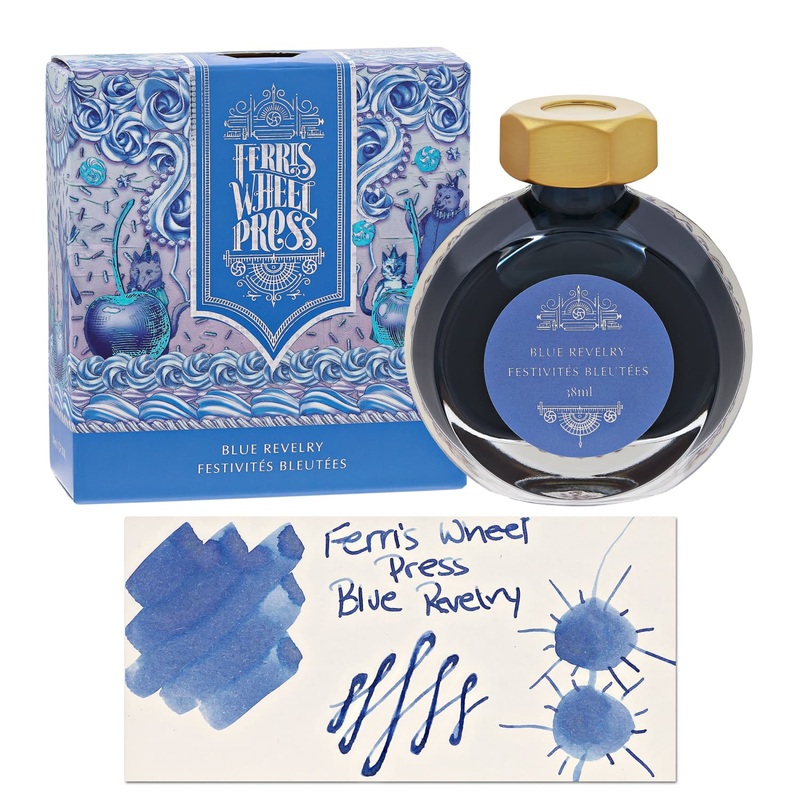 Ferris Wheel Press Bottled Ink in Blue Revelry – 38 mL