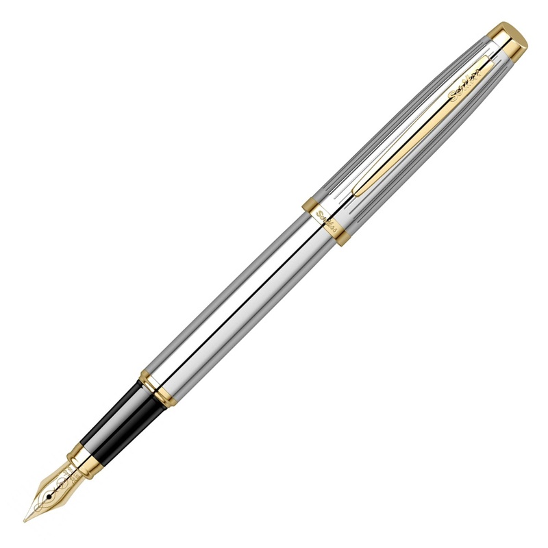 Scrikss Oscar 39 Fountain Pen – Chrome GT Medium