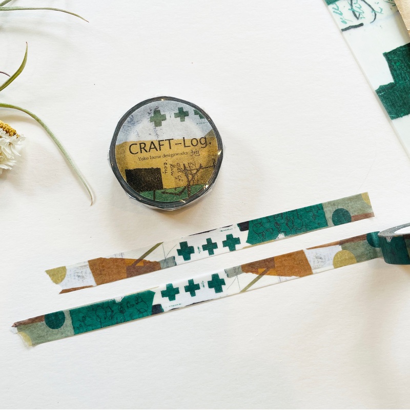 Yoko Inoue x niconeco Five Elements Washi Tape – Earth(10mm)