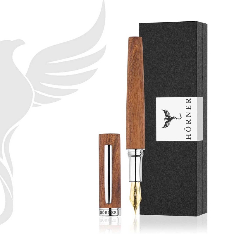 Horner Scriptum Fountain Pen – Mahogany CT Medium