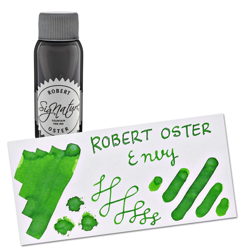 Robert Oster Shake N Shimmy Bottled Ink in Envy Green – 50 mL