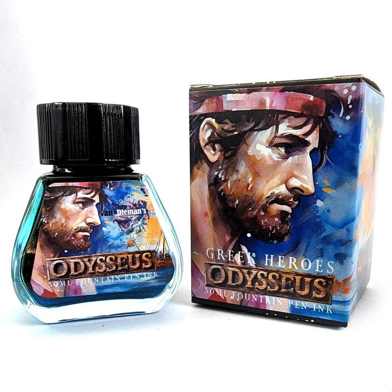 Van Dieman’s Greek Heroes – Odysseus Shimmering Fountain Pen Ink