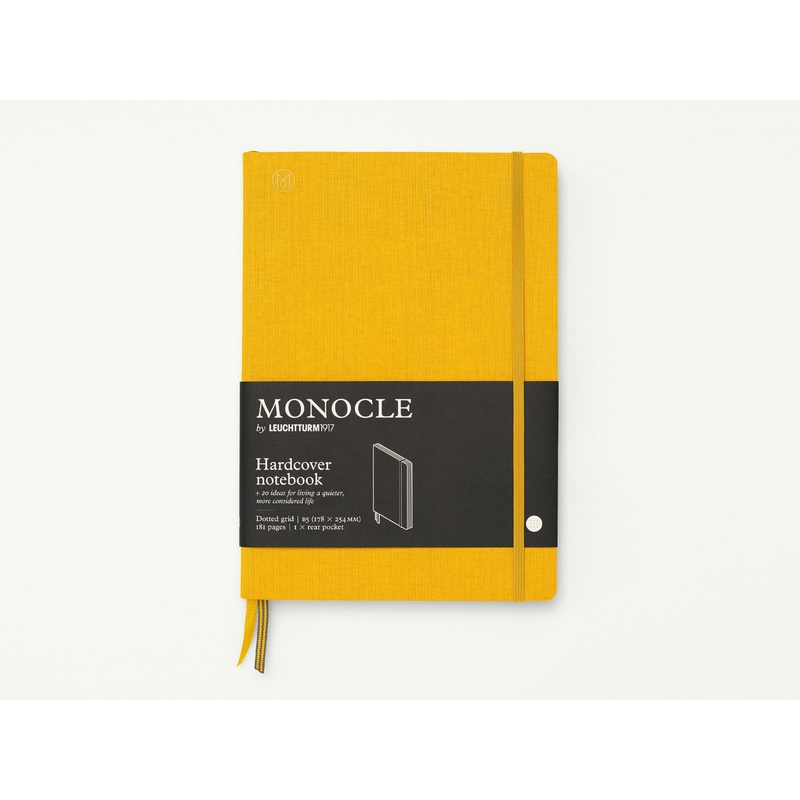 Monocle x Leuchtturm1917 Hardcover Linen Notebook Pocket A6 Navy