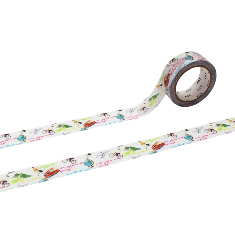 MT EX Washi Tape – World Words and Illustrations