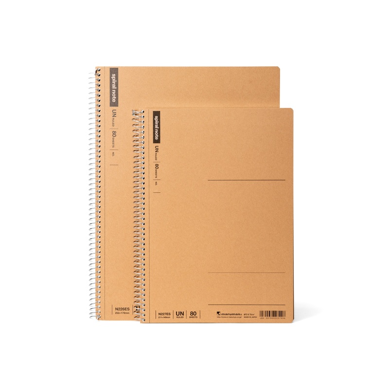 Spiral Note 80, Blank A5 (5.8″ x 8.3″)