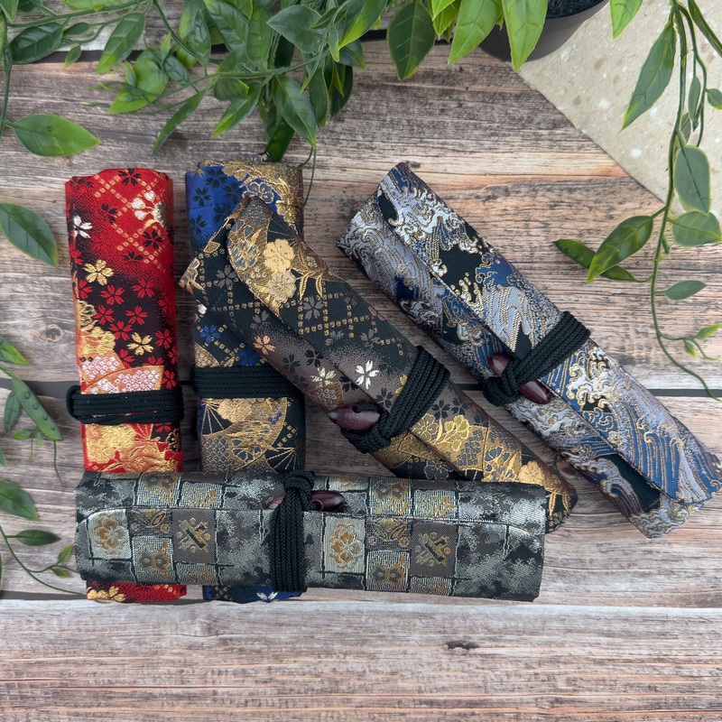 Taccia Kimono Pen Wrap – 8 Slot Mosaic