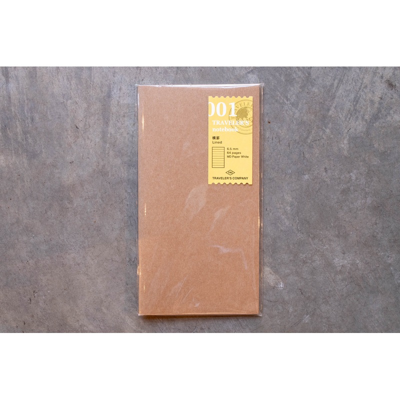 Traveler’s Notebook Refill #001: MD Paper, Lined, Regular Size