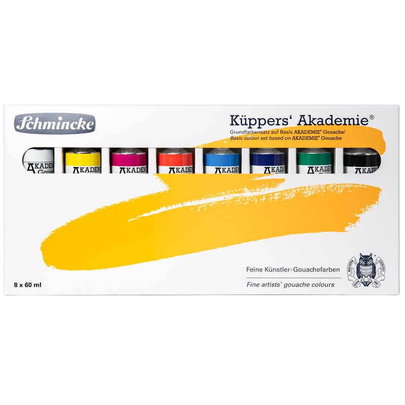 Kppers’ Akademie Gouache, Jumbo Mixing Set of 8