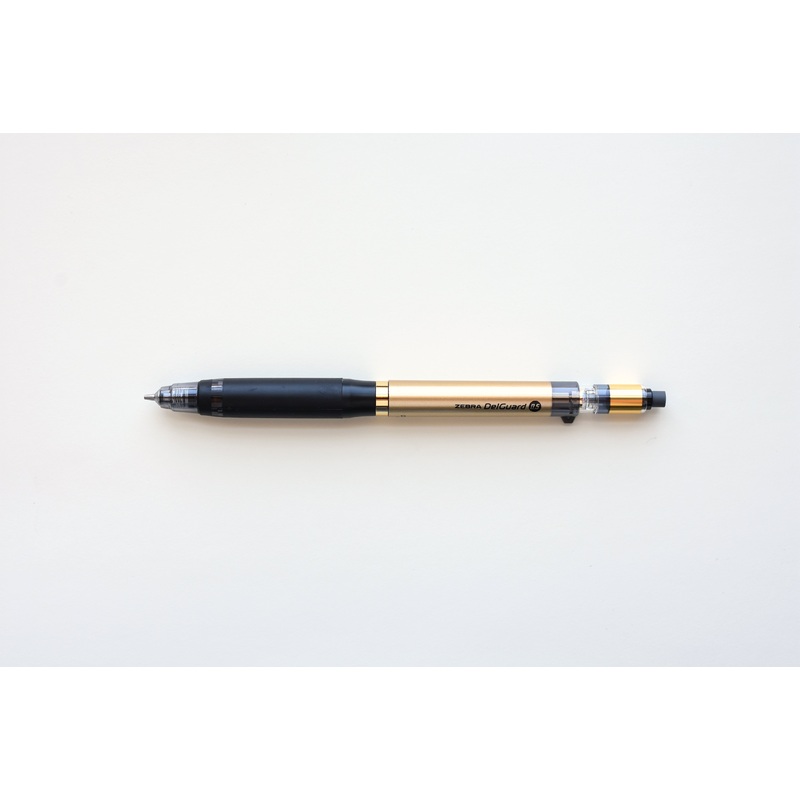 Zebra DelGuard Mechanical Pencil Type ER – 0.5mm – Limited Gold Black