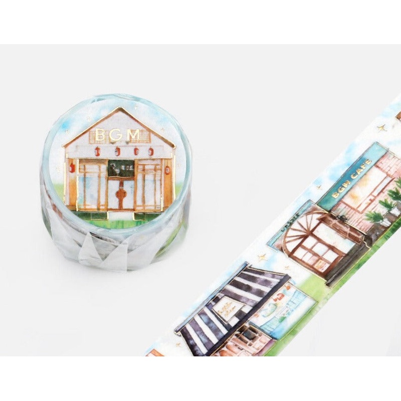 BGM Washi Tape – Life Foil Stamping Blue Sky Store