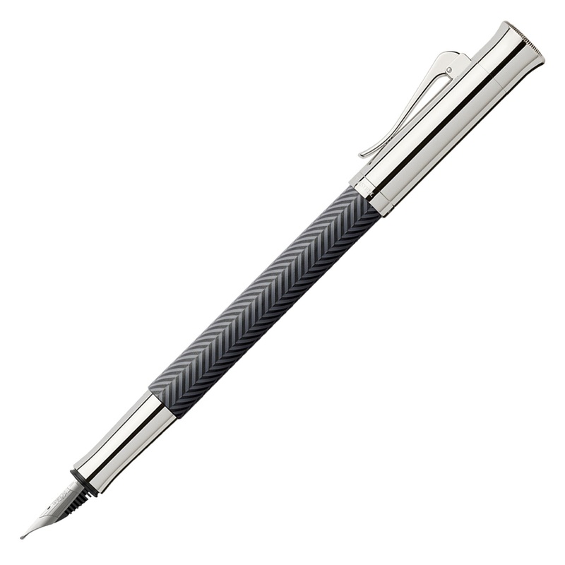 Graf Von Faber-Castell Guilloche Cisele Fountain Pen – Anthracite Fine