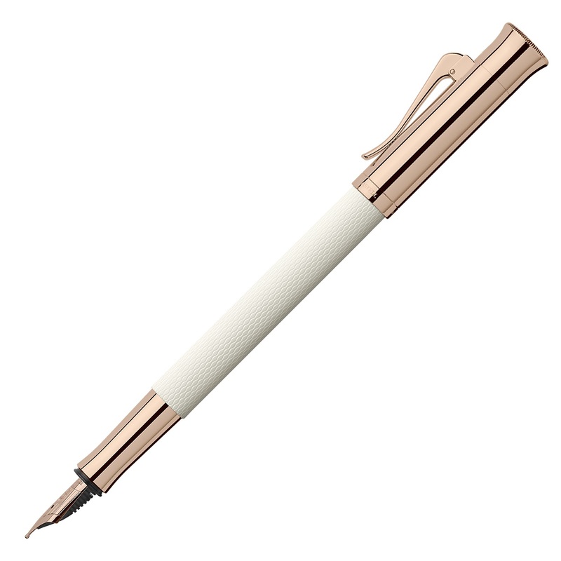 Graf Von Faber-Castell Guilloche Fountain Pen – Champagne Blush Extra Fine
