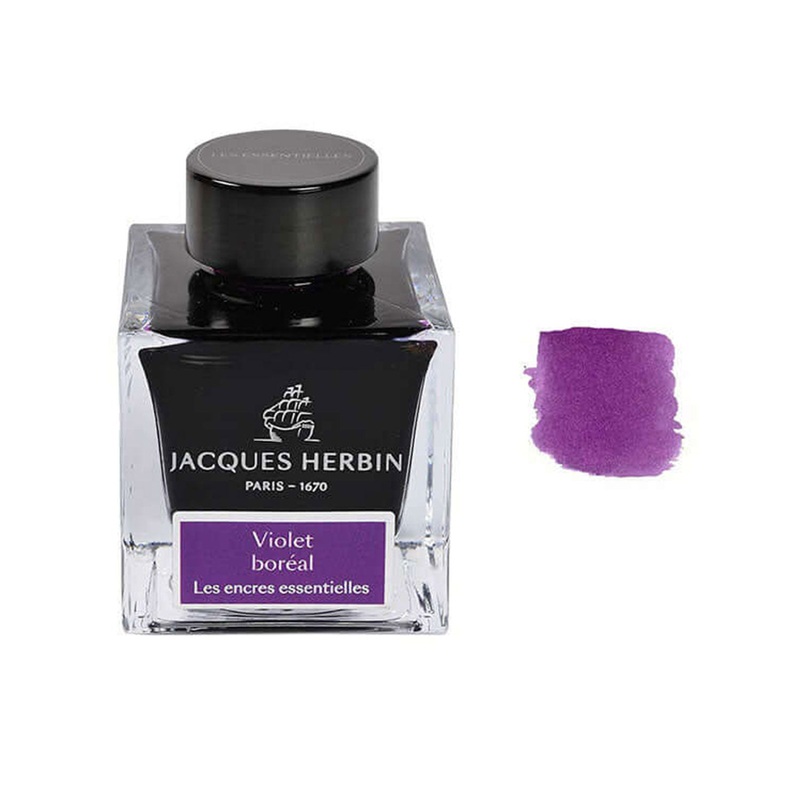 J. Herbin Essentielles Ink Bottle, Violet Boreal – 50ml