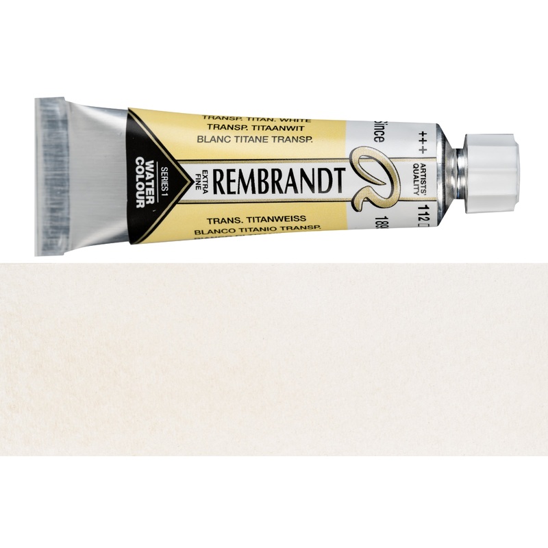 Rembrandt Watercolor, 10 mL, #112 Transparent Titanium White