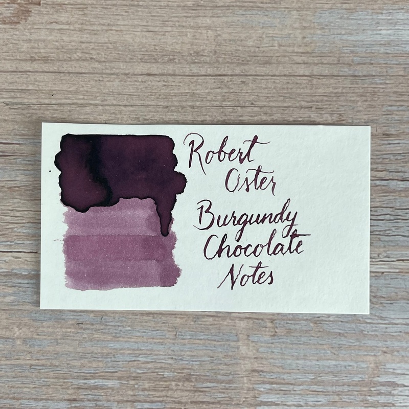 Robert Oster Burgundy Chocolate Notes – 50ml Bottled Ink