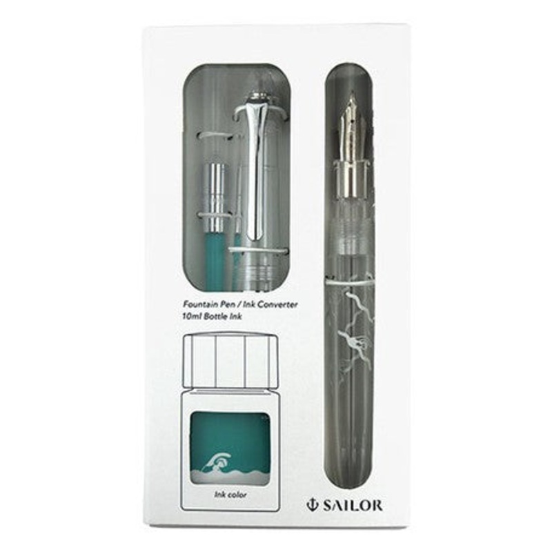 Sailor Profit Jr. Roll Swim Fountain Pen Set