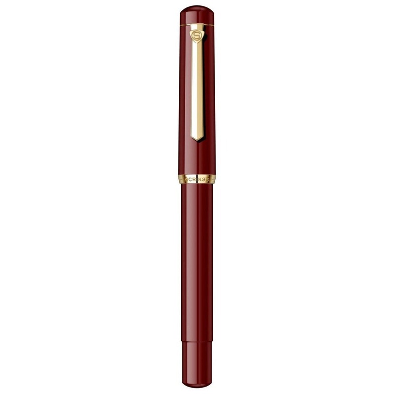 SCRIKSS, Fountain Pen – 419 Piston Filler BURGUNDY GT. Medium