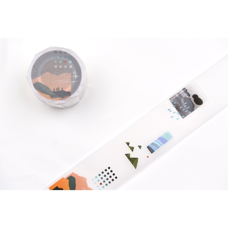 Some Sort of Fern Tracing Paper Roll – Mountains and Oceans