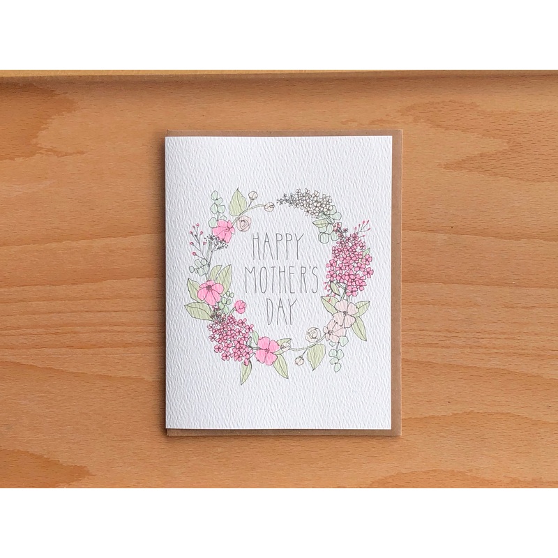 Happy Mothers Day Wreath